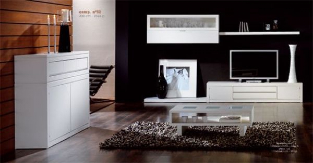 MODULAR ROBLE BLANCO PARA SALON